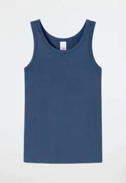 Tanktops 2er-Pack weiß/ blau - 95/5