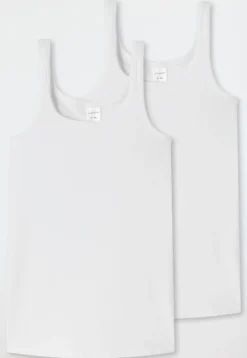Tops 2er-Pack weiß - 95/5