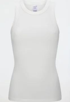 Trägertop Feinripp off-white - Revival Paula
