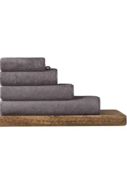 Waschlappen Milano 16x22 antrhazit - SCHIESSER Home