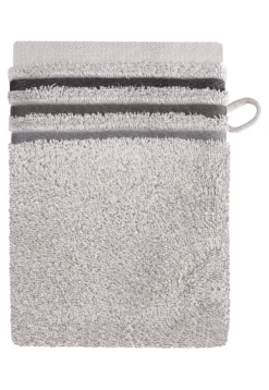 Waschlappen Skyline Color 16x22 silber - SCHIESSER Home
