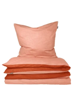Wende-Bettwäsche 2-teilig Renforcé apricot - SCHIESSER Home