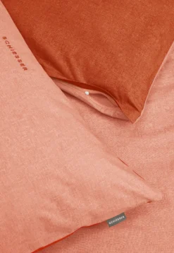 Wende-Bettwäsche 2-teilig Renforcé apricot - SCHIESSER Home